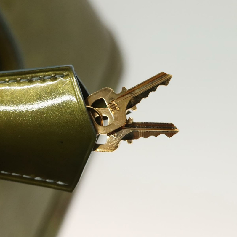 【日本直送】路易威登 Monogram Vernis Alma PM 手提包 Veil Olive M91582 LV Auth 139401-18