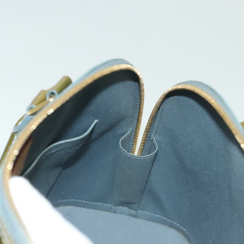 【日本直送】路易威登 Monogram Vernis Alma PM 手提包 Veil Olive M91582 LV Auth 139401-20