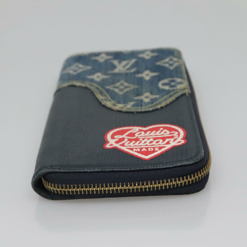 【日本直送】LOUIS VUITTON x NIGO LV 方形拉鍊皮夾 藍色 M81107 LV 授權 139994-5