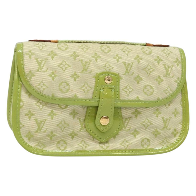 【日本直送】路易威登 Monogram Mini Trousse Marie Kate 手拿包 綠色 M92935 正品 139984V-0