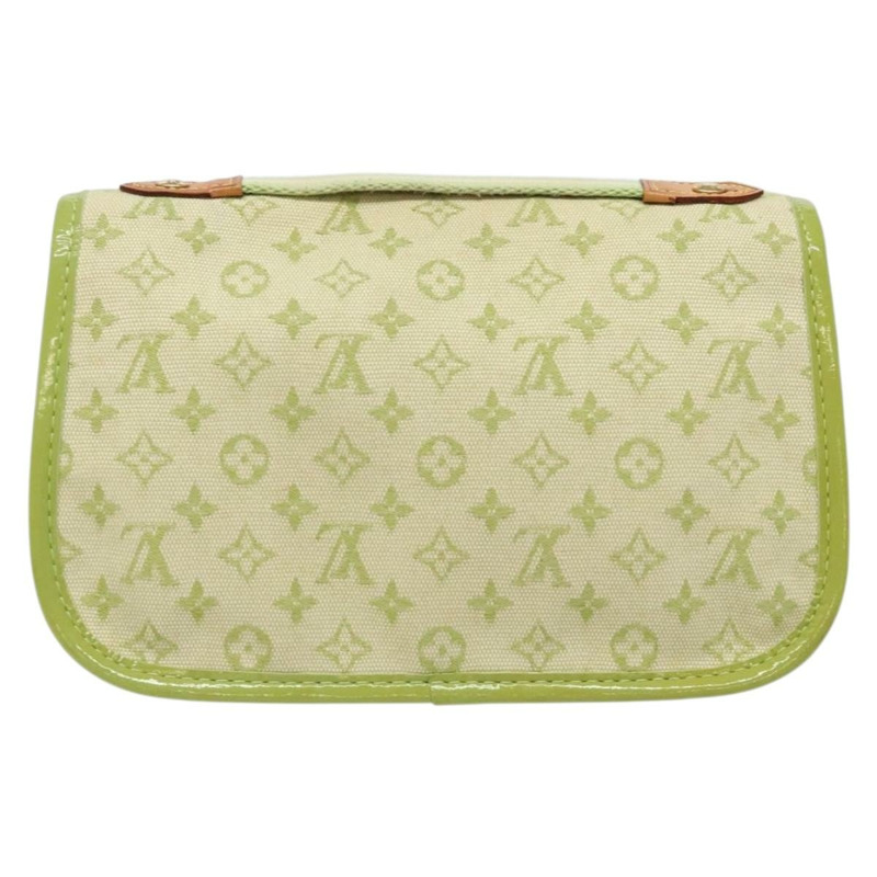 【日本直送】路易威登 Monogram Mini Trousse Marie Kate 手拿包 綠色 M92935 正品 139984V-1