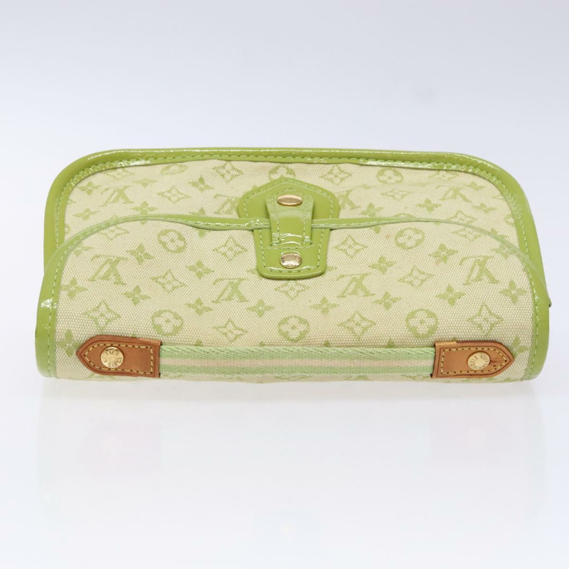 【日本直送】路易威登 Monogram Mini Trousse Marie Kate 手拿包 綠色 M92935 正品 139984V-5