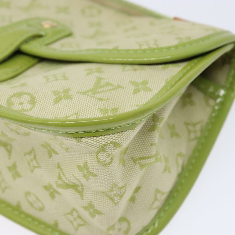 【日本直送】路易威登 Monogram Mini Trousse Marie Kate 手拿包 綠色 M92935 正品 139984V-7