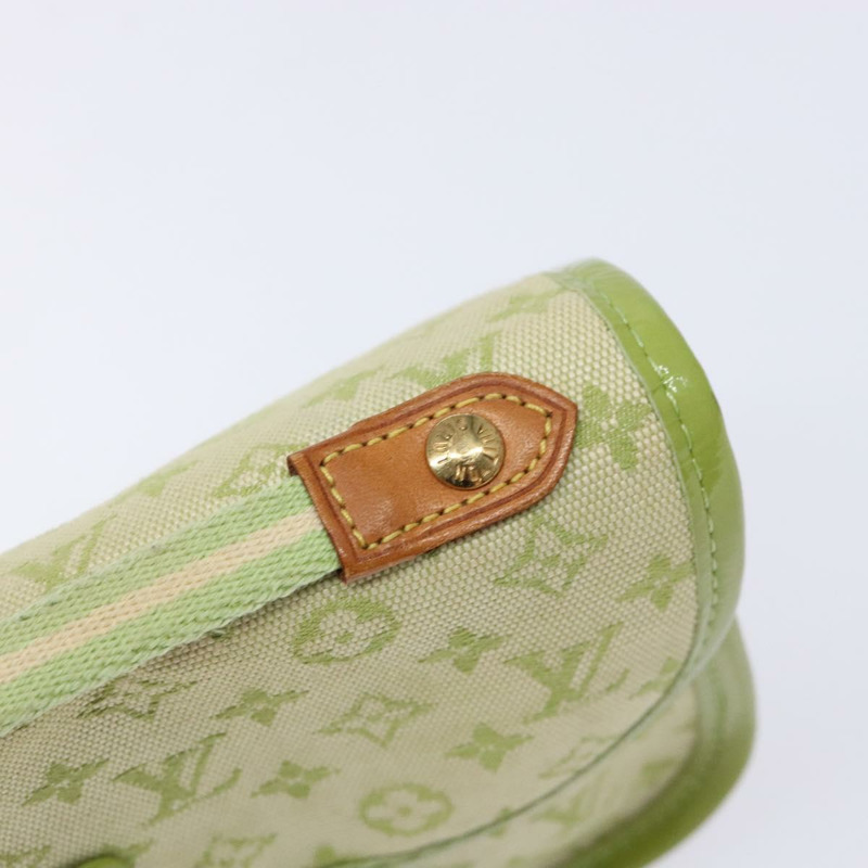 【日本直送】路易威登 Monogram Mini Trousse Marie Kate 手拿包 綠色 M92935 正品 139984V-8