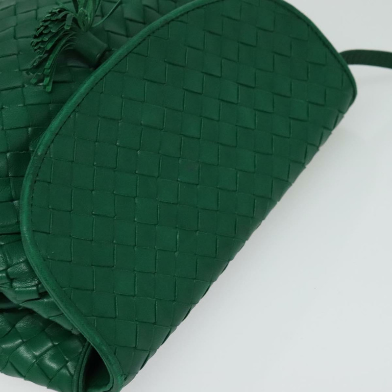 【日本直送】BOTTEGA VENETA INTRECCIATO 單肩包皮革綠金正品 140101-5
