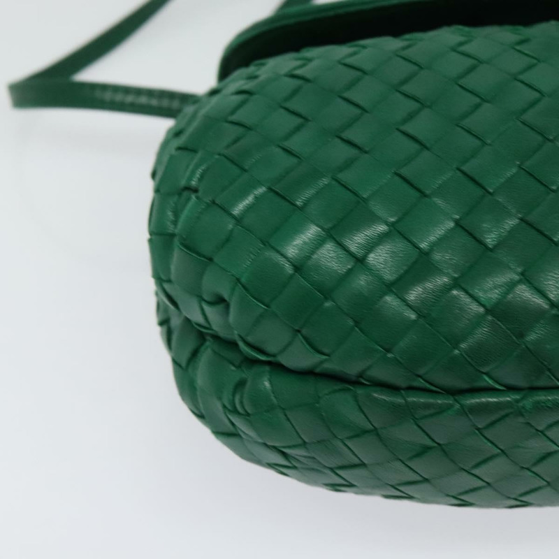 【日本直送】BOTTEGA VENETA INTRECCIATO 單肩包皮革綠金正品 140101-8