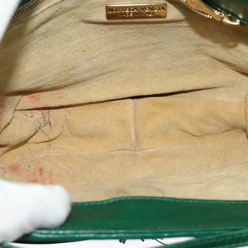 【日本直送】BOTTEGA VENETA INTRECCIATO 單肩包皮革綠金正品 140101-10