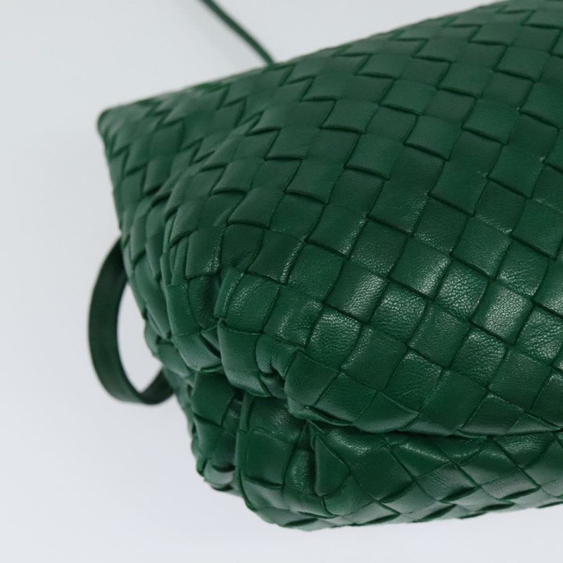 【日本直送】BOTTEGA VENETA INTRECCIATO 單肩包皮革綠金正品 140101-14
