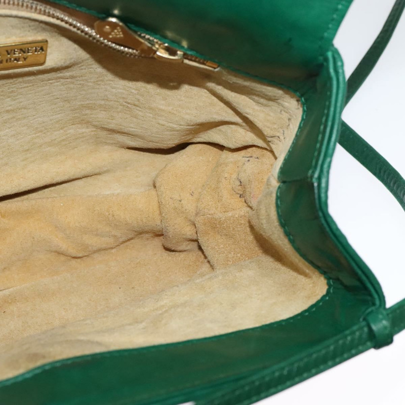 【日本直送】BOTTEGA VENETA INTRECCIATO 單肩包皮革綠金正品 140101-17