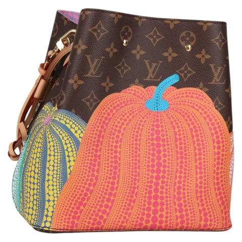 路易威登 Monogram Pumpkin Neo Noe 中型單肩包 M46473 LV 授權 138038SA