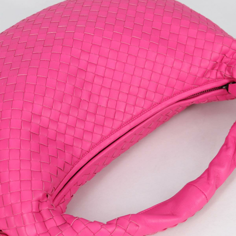 【日本直送】BOTTEGA VENETA INTRECCIATO 流浪漢單肩包皮革粉紅正品 yk19295V-5