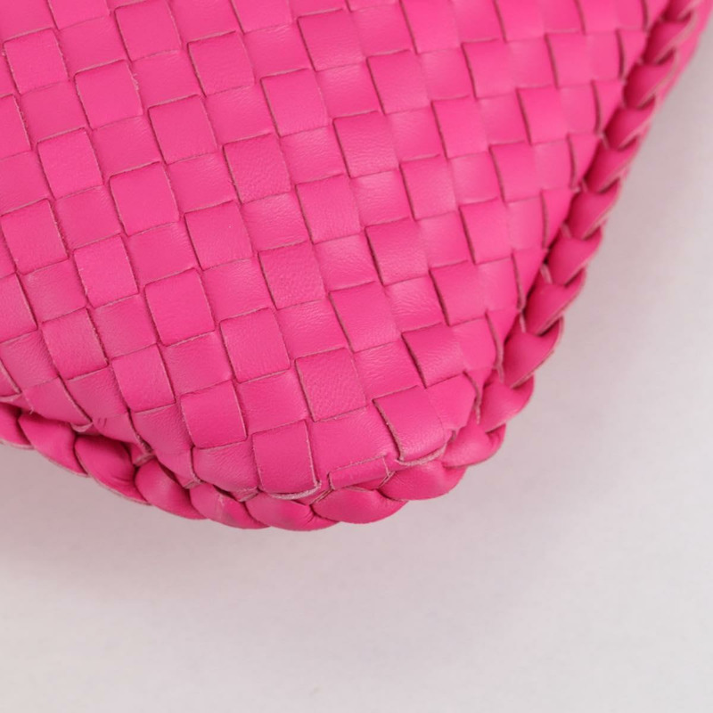 【日本直送】BOTTEGA VENETA INTRECCIATO 流浪漢單肩包皮革粉紅正品 yk19295V-15