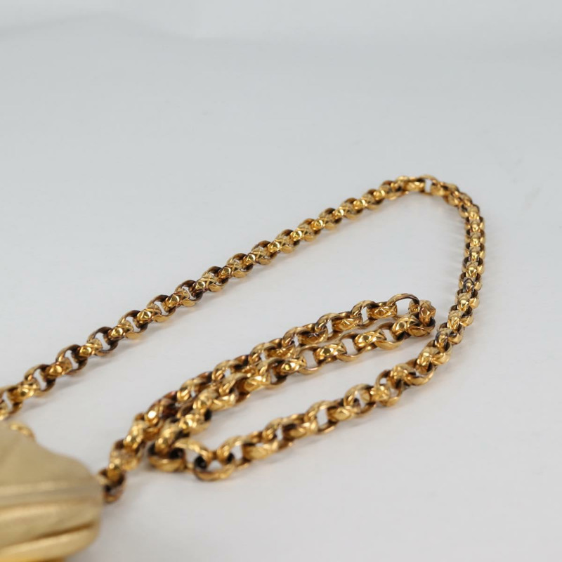 【日本直送】香奈兒鏈單肩包 小羊皮 金 CC 正品 135116A-14