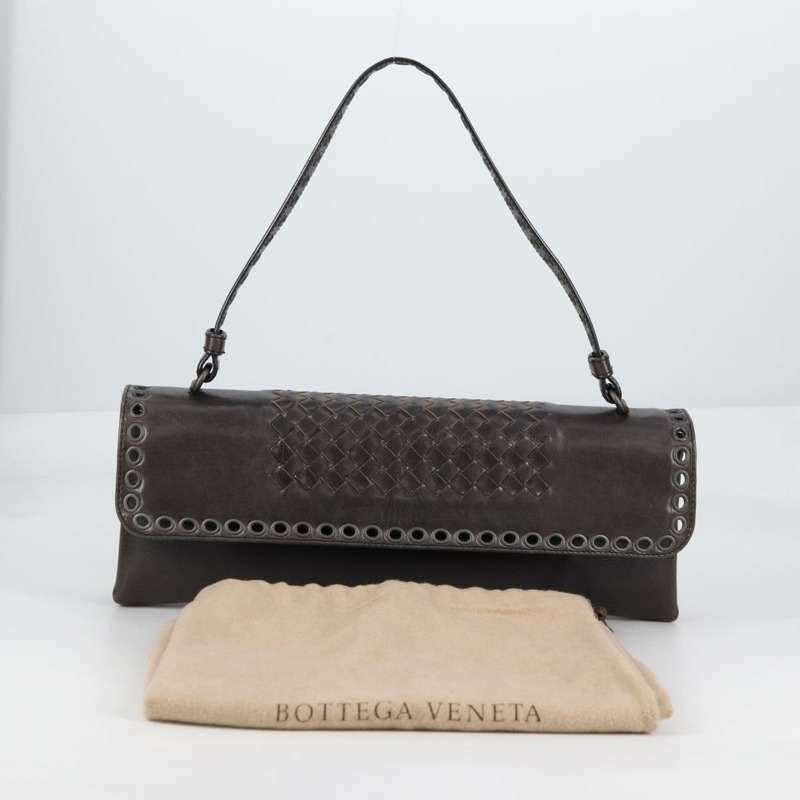 【日本直送】BOTTEGA VENETA 手提包 皮革 棕色 正品 135208V-11