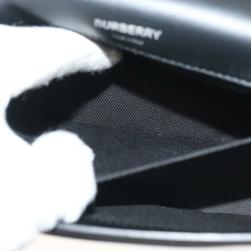 【日本直送】BURBERRY 鏈條單肩包 琺瑯銀色 正品 140195-22