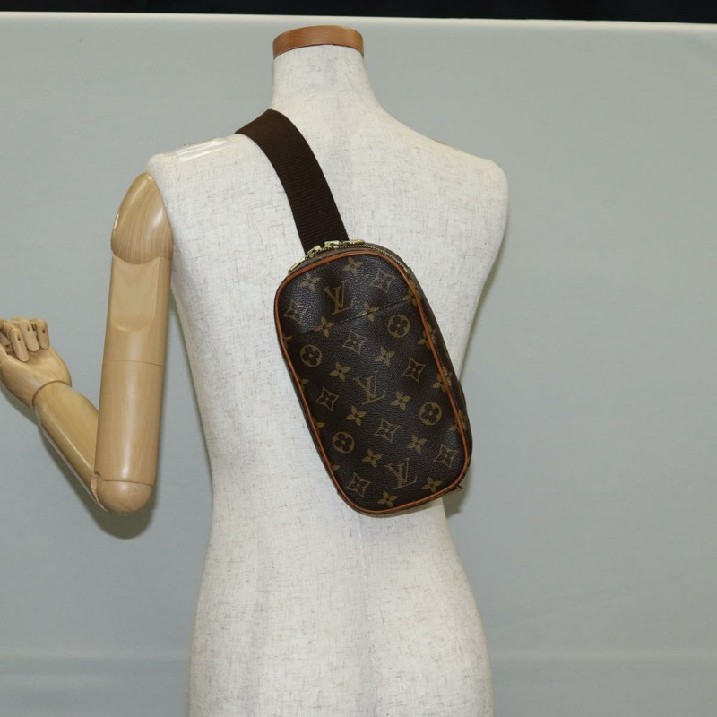 【日本直送】路易威登 Monogram Pochette Gange 肩背包 M51870 LV 授權 135100A-24
