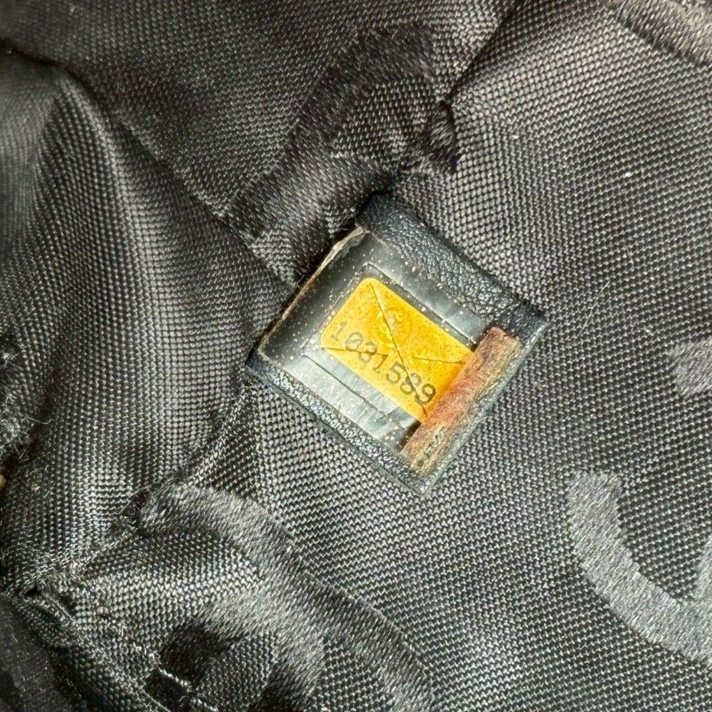 Chanel 銀鍊黑漆皮+馬毛口袋豆腐包 托特包-19