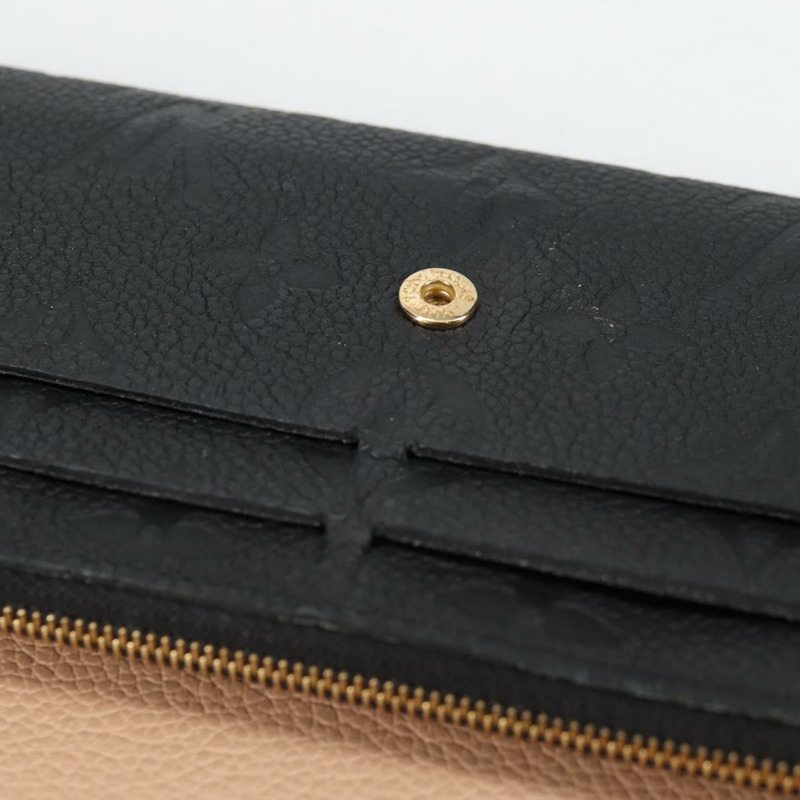 【日本直送】路易威登 Empreinte Portefeiulle Sarah 皮夾黑色 M82257 正品 135230M-10