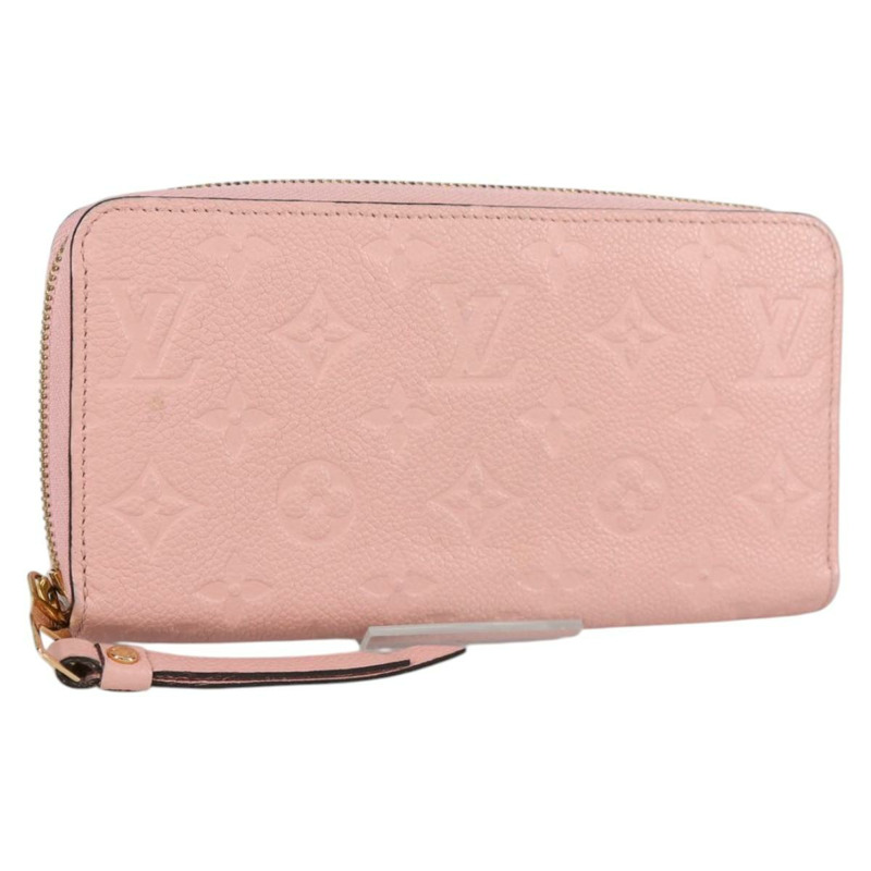 【日本直送】路易威登 Empreinte Zippy 皮夾長皮夾粉紅色 M64090 LV 正品 135026A-0