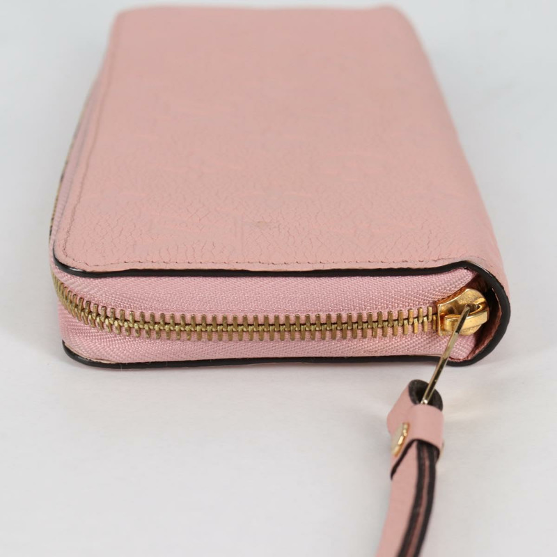 【日本直送】路易威登 Empreinte Zippy 皮夾長皮夾粉紅色 M64090 LV 正品 135026A-2