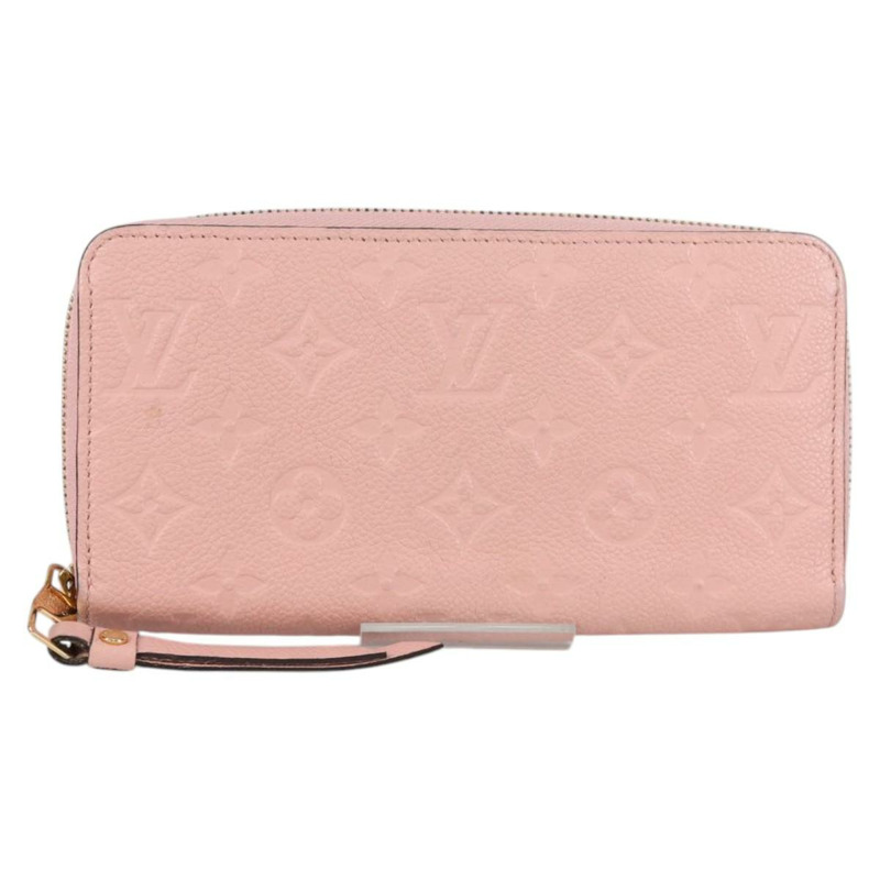 【日本直送】路易威登 Empreinte Zippy 皮夾長皮夾粉紅色 M64090 LV 正品 135026A-12