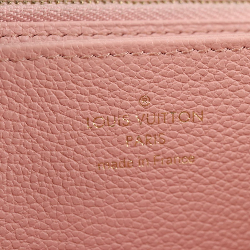 【日本直送】路易威登 Empreinte Zippy 皮夾長皮夾粉紅色 M64090 LV 正品 135026A-17