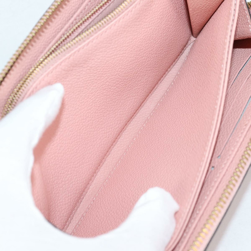 【日本直送】路易威登 Empreinte Zippy 皮夾長皮夾粉紅色 M64090 LV 正品 135026A-19
