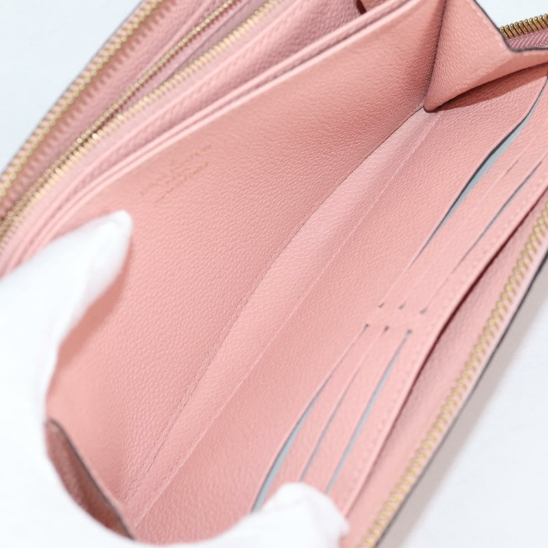 【日本直送】路易威登 Empreinte Zippy 皮夾長皮夾粉紅色 M64090 LV 正品 135026A-20