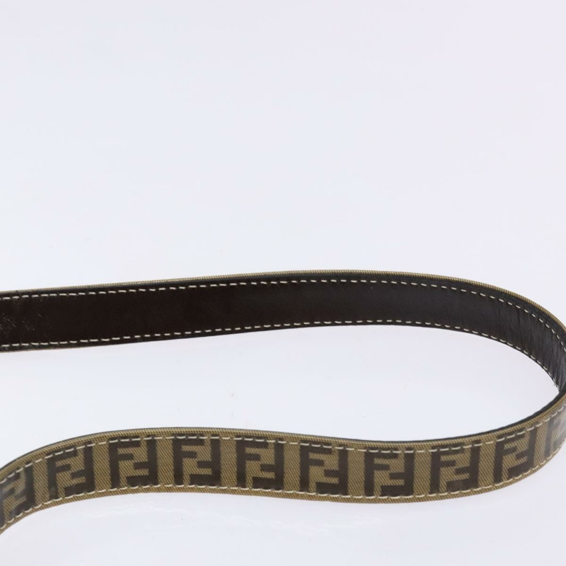 【日本直送】FENDI Zucchino 帆布 Mamma Baguette 肩背包 米色金色 正品 140274-7