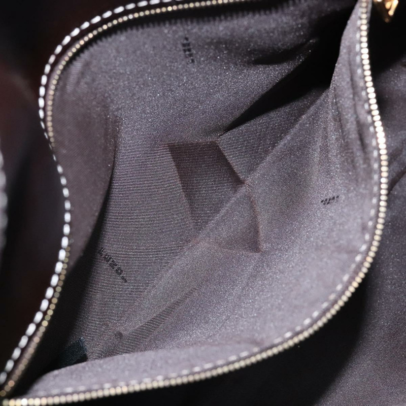 【日本直送】FENDI Zucchino 帆布 Mamma Baguette 肩背包 米色金色 正品 140274-21