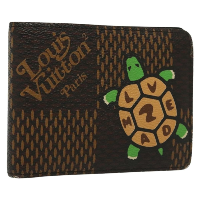 【日本直送】路易威登 Damier Ebene Giant NIGO Portefeuille Multripru N60396 正品 140381-0