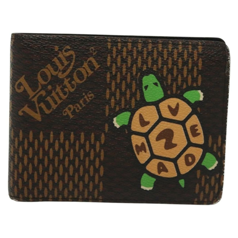 【日本直送】路易威登 Damier Ebene Giant NIGO Portefeuille Multripru N60396 正品 140381-12