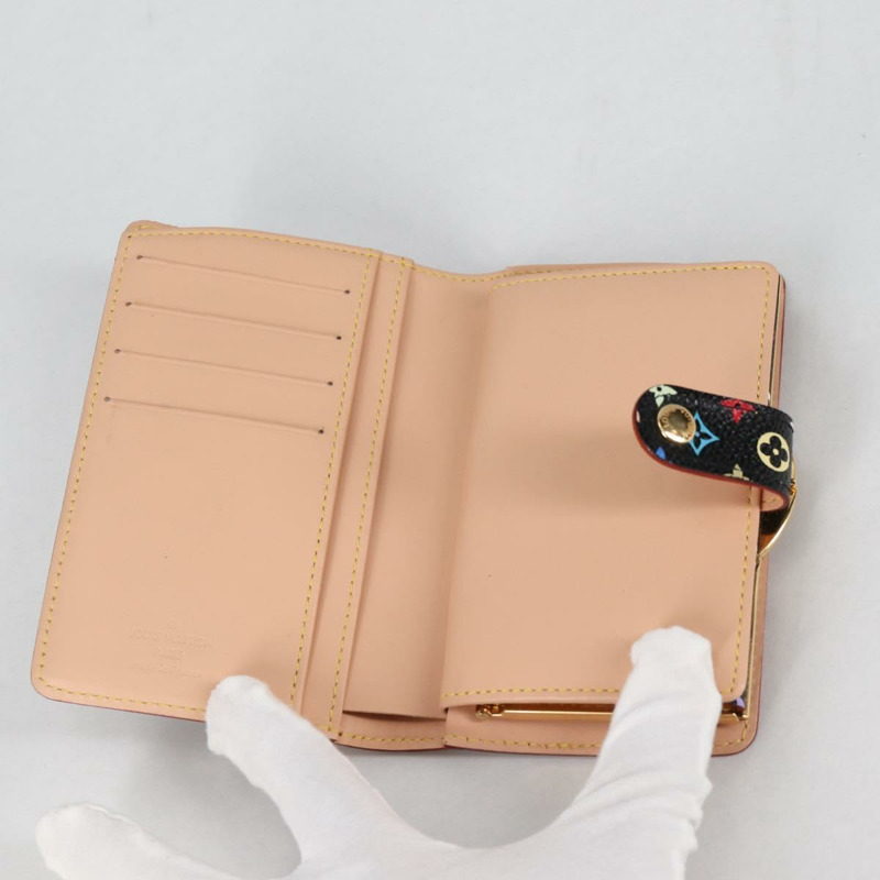【日本直送】路易威登 多色 Portefeuille Viennois 皮夾黑色 M92988 正品 140383V-7