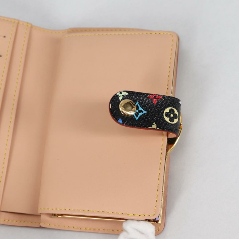【日本直送】路易威登 多色 Portefeuille Viennois 皮夾黑色 M92988 正品 140383V-18