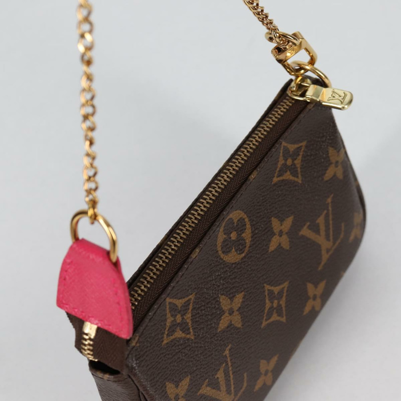 【日本直送】LOUIS VUITTON Monogram 2017 Only Mini Pochette Accessoires M62087 Auth 140396V-5