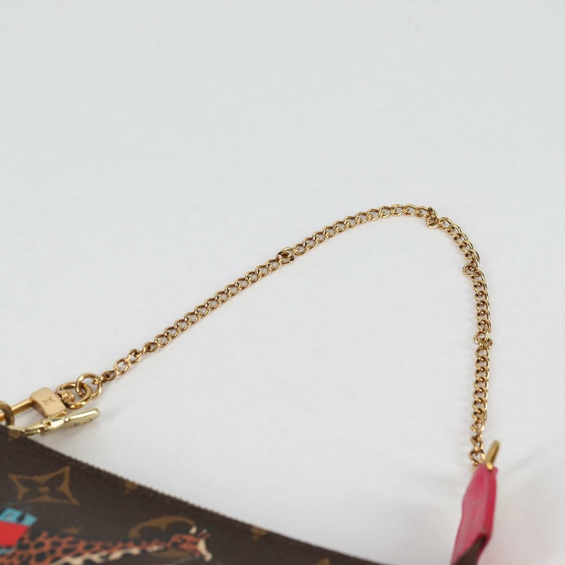 【日本直送】LOUIS VUITTON Monogram 2017 Only Mini Pochette Accessoires M62087 Auth 140396V-13