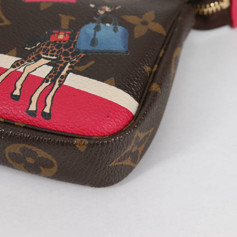 【日本直送】LOUIS VUITTON Monogram 2017 Only Mini Pochette Accessoires M62087 Auth 140396V-14