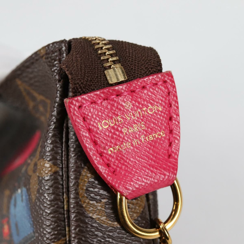 【日本直送】LOUIS VUITTON Monogram 2017 Only Mini Pochette Accessoires M62087 Auth 140396V-17