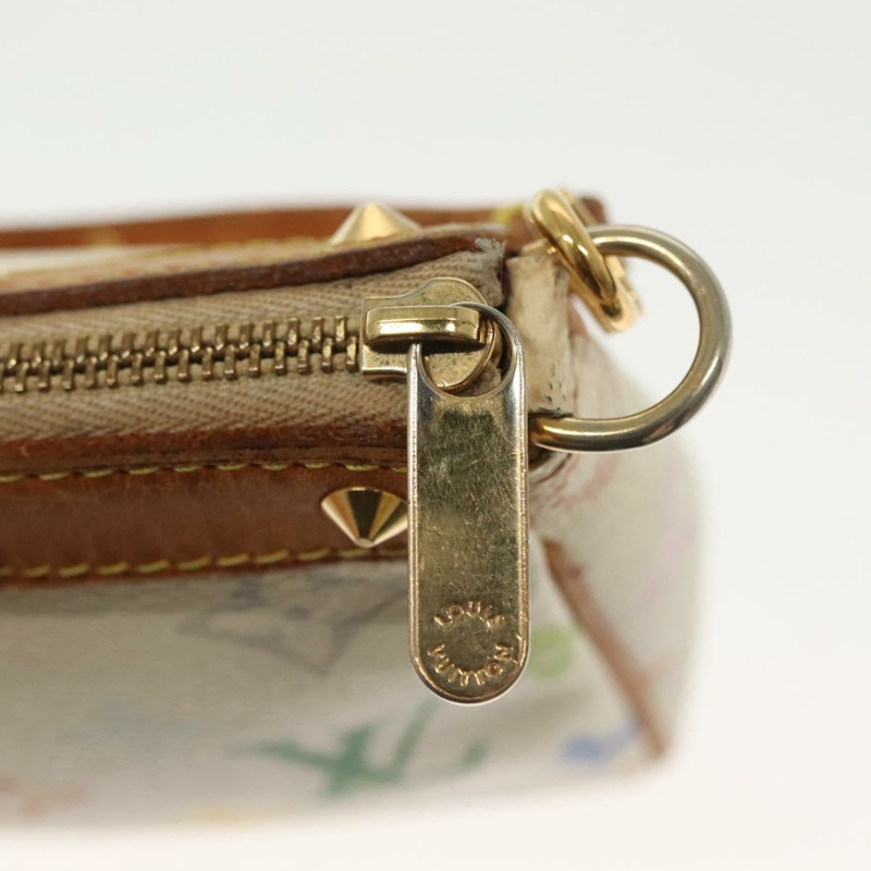 【日本直送】路易威登 Monogram 多色 Pochette 手拿包 白色 M92649 LV 授權 140354-9
