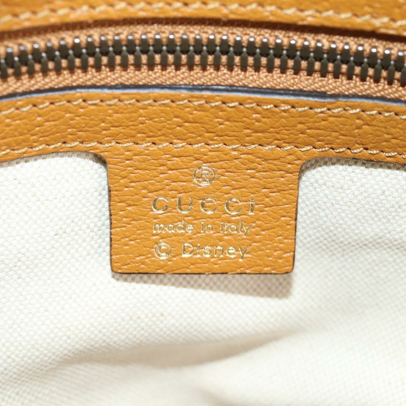 【日本直送】GUCCI GUCCIxDisney GG Supreme 雙肩包 PVC 米金色 552884 正品 140648M-21