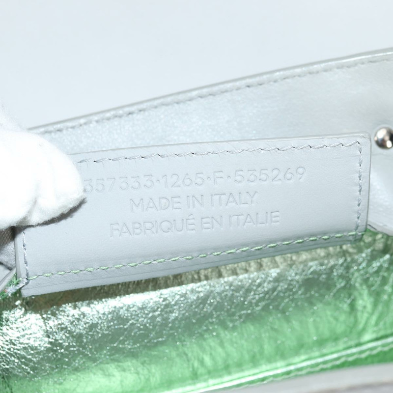 【日本直送】BALENCIAGA Paper 迷你手袋 皮革 2 款可選 灰色 銀色 正品 am8990V-11