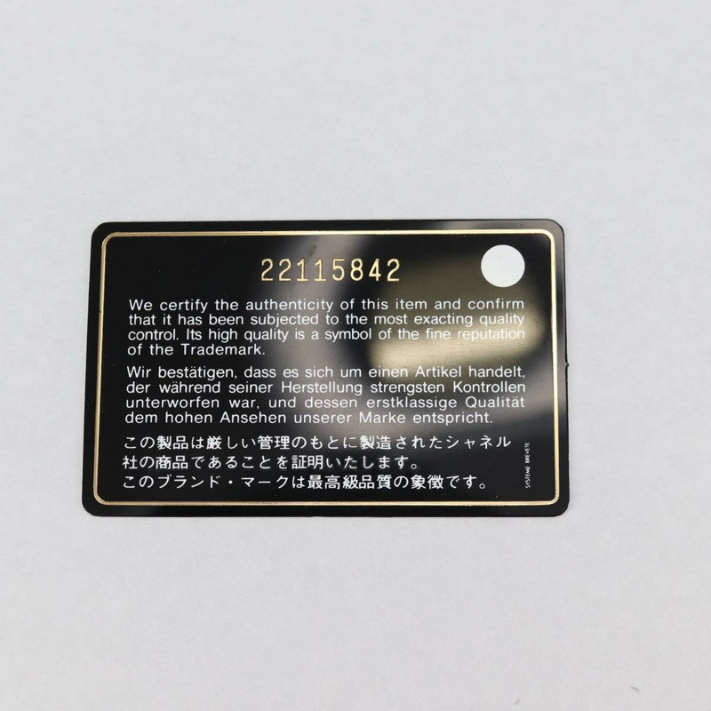 【日本直送】香奈兒 Cambon Line 馬特拉斯長款皮夾 皮革 黑色 CC 正品 ac3874M-10