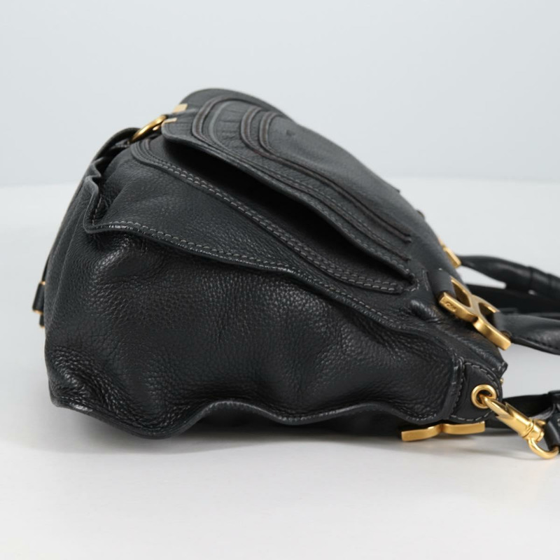【日本直送】Chloe Mercy 手提包 皮革 2 款 黑色 金色 正品 am8946V-3