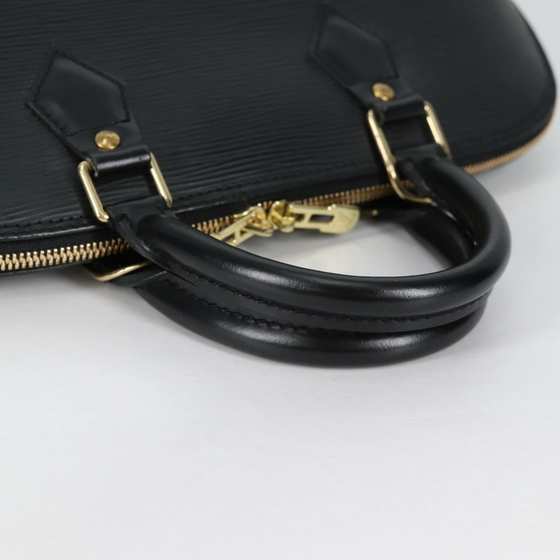 【日本直送】LOUIS VUITTON Epi Alma 手提包 黑色 M52142 LV 正品 am8975V-6