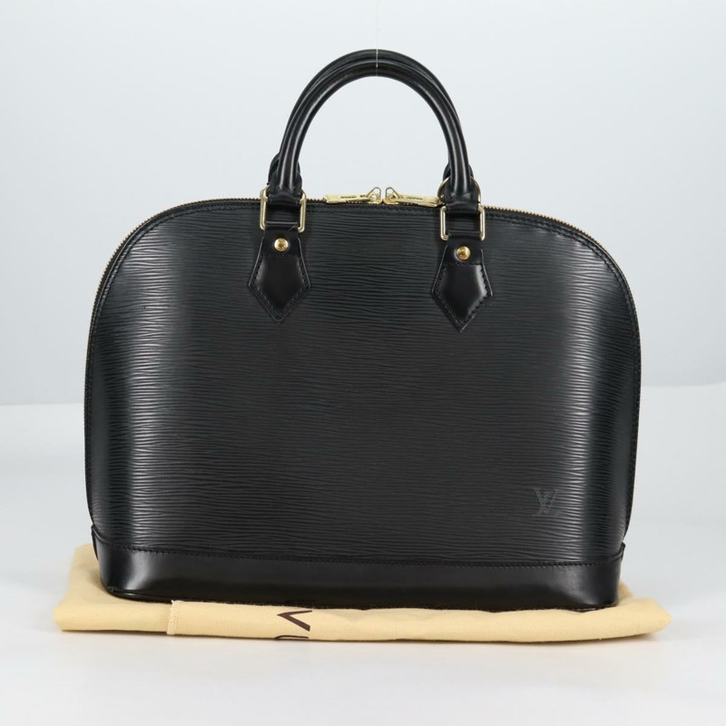 【日本直送】LOUIS VUITTON Epi Alma 手提包 黑色 M52142 LV 正品 am8975V-11