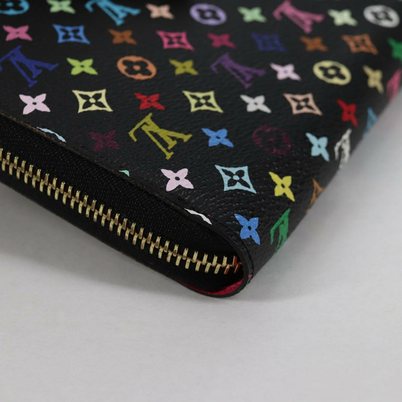 【日本直送】路易威登 Monogram 多色 Zippy 皮夾 黑色 M60243 正品 am8910V-15