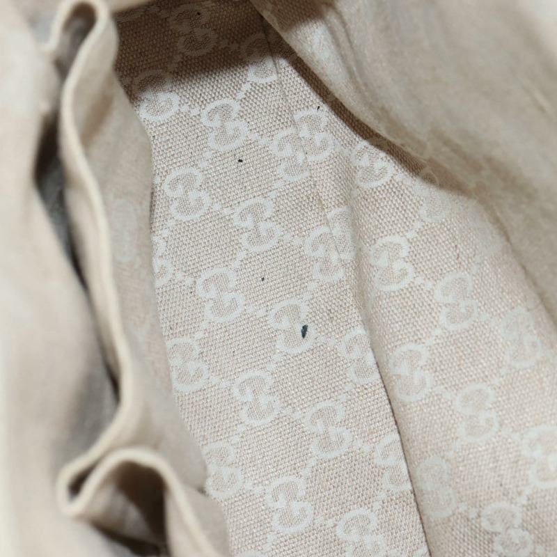 【日本直送】GUCCI 竹節手提包 皮革 2 向 白色 金色 308360 正品 135217V-25