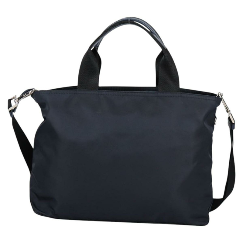 【日本直送】PRADA 手提包 尼龍 2 向 海軍藍 金色 正品 135239-1
