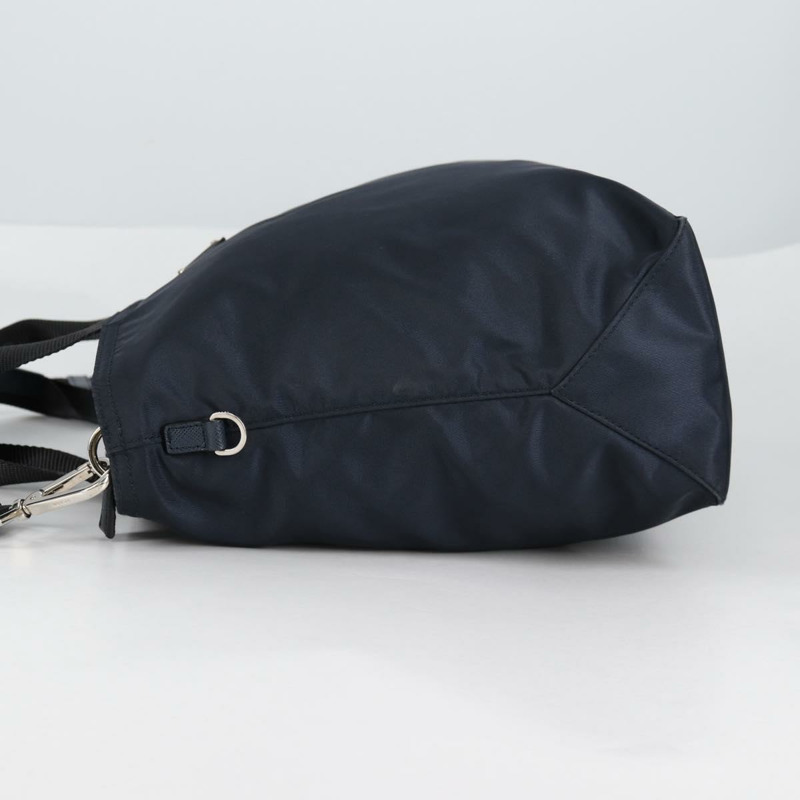 【日本直送】PRADA 手提包 尼龍 2 向 海軍藍 金色 正品 135239-2