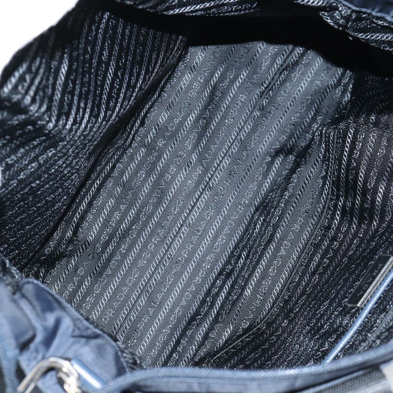 【日本直送】PRADA 手提包 尼龍 2 向 海軍藍 金色 正品 135239-8